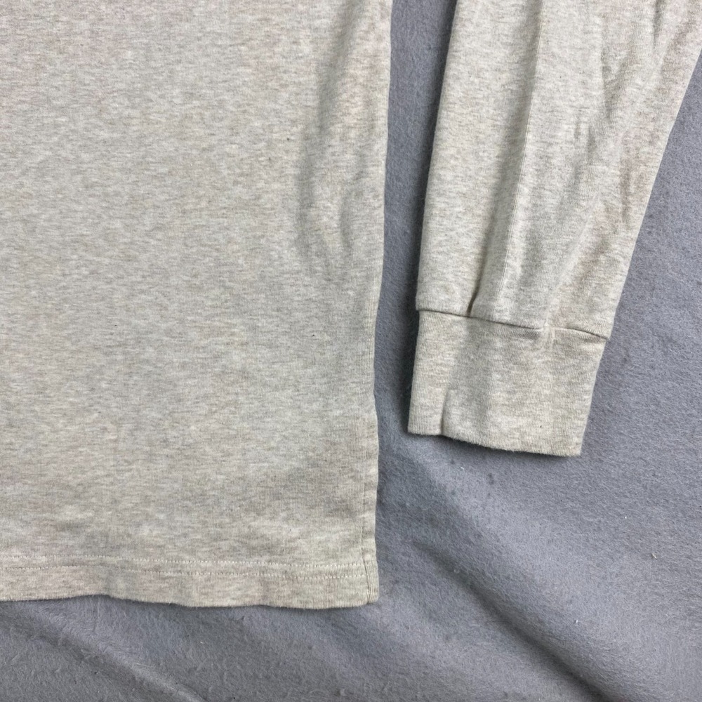 VTG Polo Ralph Lauren Shirt Mens L XL beige Turtleneck Long Sleeve Pony Cotton - Picture 11 of 15